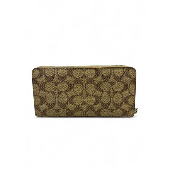 Coach Vintage Leather Monogram Long Wallet - Picture 3 of 9